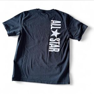 Converse Black Tee with White Logo